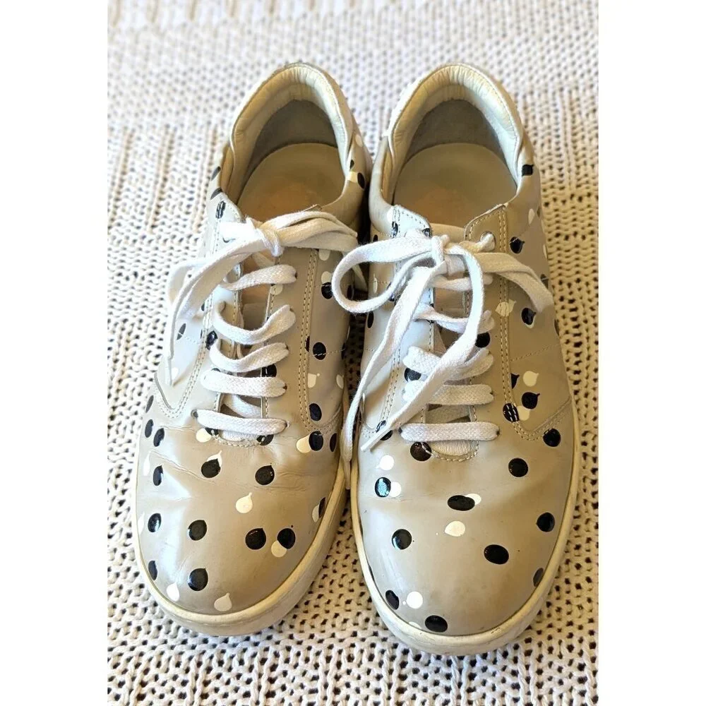 WANT Les Essentiels Lennon Dot Sneakers Size 40/9.5 US Leather shoes lace up